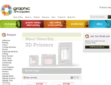 Tablet Screenshot of graphicarts.com.au